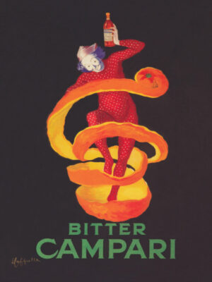 Bitter Campari, Campari, Bitter Campari, aperitif, Italian advertisement, bar art, vintage advertisement, vintage poster, advertising art, Leonetto Cappiello, Art Deco, Art Nouveau, Italian art, liquor, cocktail, bitters, aperitivo, bottle, wrapped bottle, graphic design, typography, black background, bold design, iconic poster, classic illustration, antique print, vintage illustration, historical advertisement, collector print, retro advertising, bar decor, kitchen art, restaurant decor, café decor, beverage art, alcohol, spirits, Milan, Italy, Belle Époque, poster art, museum art, wall art, European advertising, minimalist design, famous poster, nostalgic, decorative art, liquor label, vintage decor, classic poster, advertising history